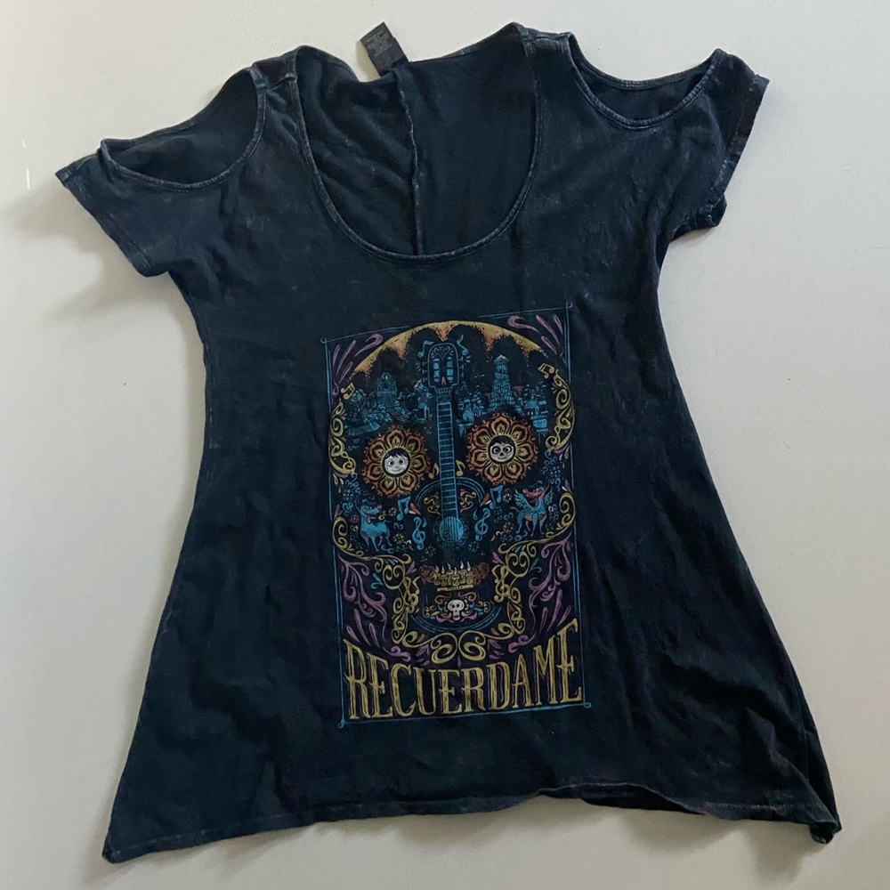 Pixar Coco Skull Shoulder-less Top
